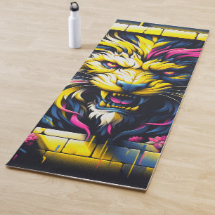 Lion Art Yoga Mat