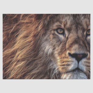 Lion Artistic Beautiful Watercolor Decoupage Tissue Paper