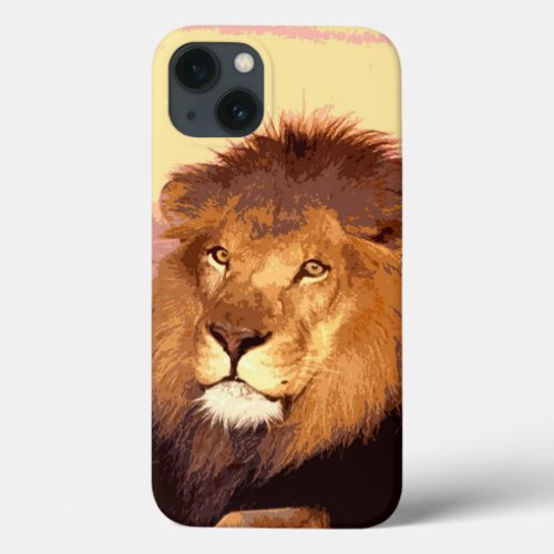 Lion Artwork iPhone 13 Case