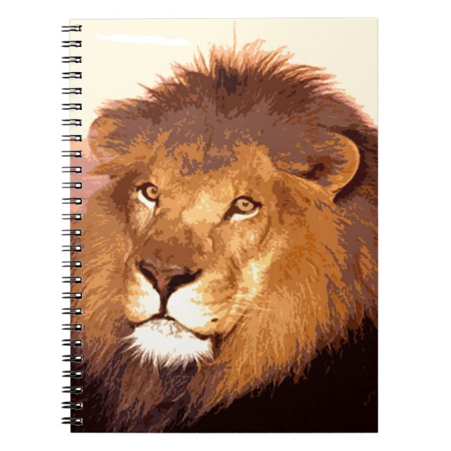 Lion Artwork Notebook (Front)