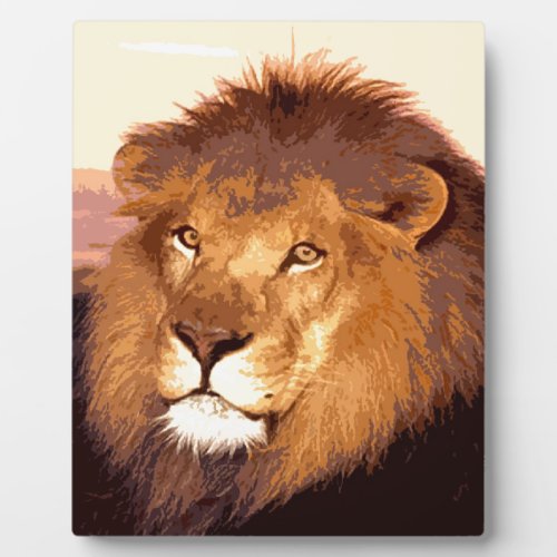 Lion Artwork Plaque
