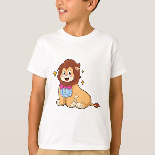 Lion as Gentleman with TiePNG T_Shirt