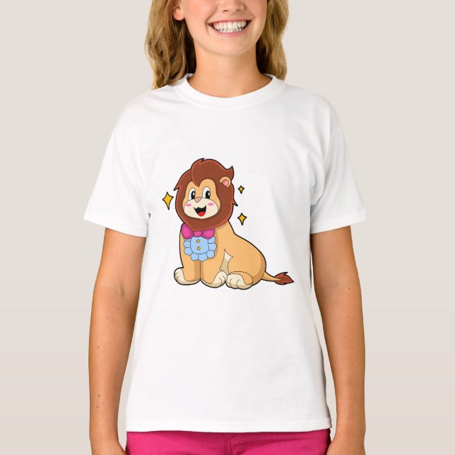 Lion as Gentleman with Tie.PNG T-Shirt (Front)