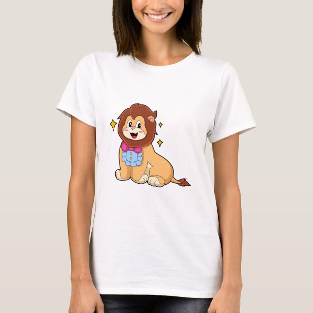 Lion as Gentleman with Tie.PNG T-Shirt (Front)