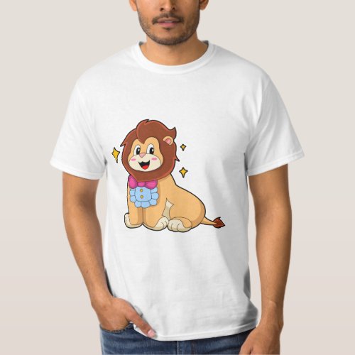 Lion as Gentleman with TiePNG T_Shirt