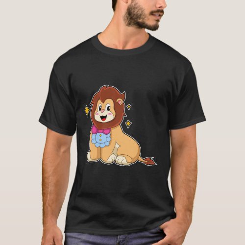 Lion as Gentleman with TiePNG T_Shirt