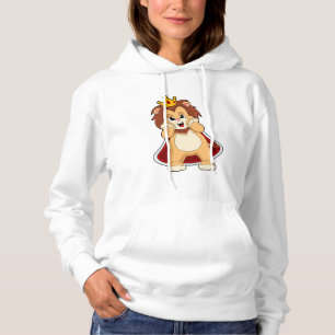 Lion as King with Crown.PNG Hoodie