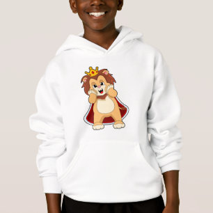 Lion as King with Crown.PNG Hoodie