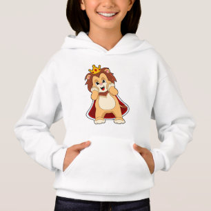 Lion as King with Crown.PNG Hoodie