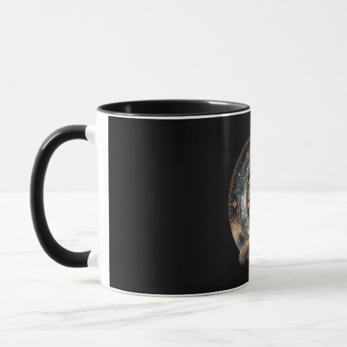 Lion astrological sign cup _ Gift