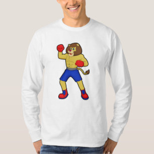 Lion at Boxing with Boxing gloves T-Shirt