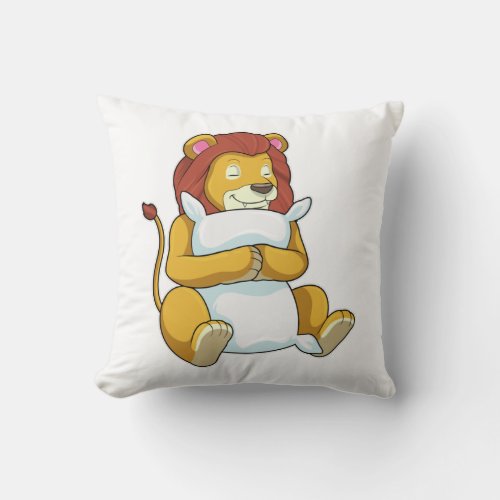 Lion at Sleeping with Pillow