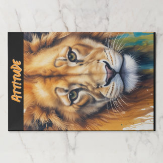 lion attitude paper pad