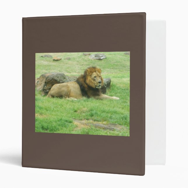 Lion Avery Binder (Front/Inside)