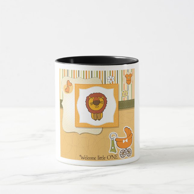 Lion Baby Announcement Mug (Creator Uploaded)