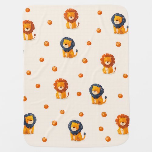 lion baby blanket