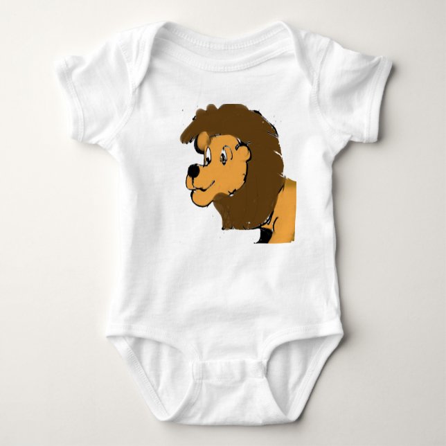 Lion Baby Bodysuit (Front)