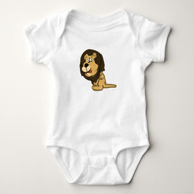 Lion Baby Bodysuit (Front)