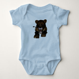 lion baby bodysuit
