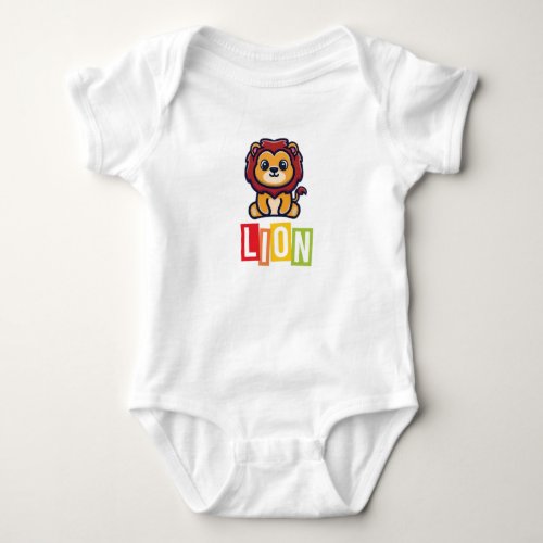 Lion Baby Jersey Bodysuit