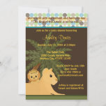 Lion Baby Shower Invitation King Of The Jungle Kot at Zazzle