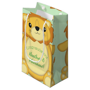 Lion Baby Shower Safari Small Gift Bag