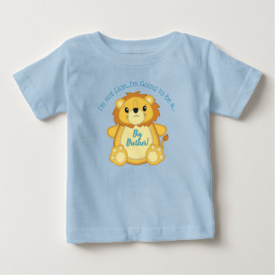 Lion Baby Shower Zoo Circus Blue Boy Baby T-Shirt