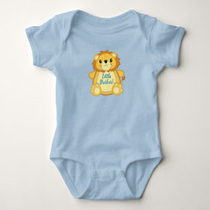Lion Baby Shower Zoo Circus Blue Boy Bodysuit