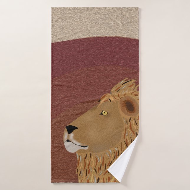 Lion Bath Towel (Bath Towel)