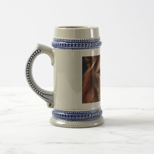 Lion Beer Stein (Left)