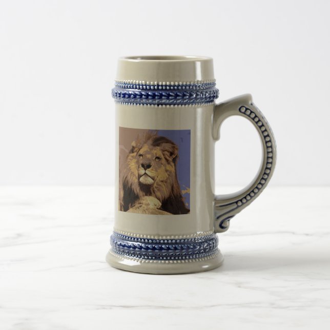Lion Beer Stein (Right)