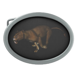 lion belt buckle