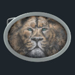 Lion Belt Buckle<br><div class="desc">Strong Lion Belt Buckles - MIGNED Art Painting - or Choose / Add Your Unique Text / Name / Color - Make Your Special Belt Buckle / Gift - Resize and move or remove and add elements / text with Customization tool ! Painting and Design by MIGNED. Please see my...</div>