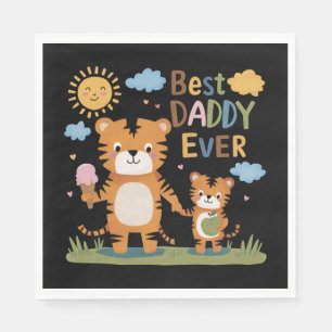 Lion Best Daddy Ever Napkins