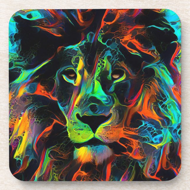 Lion Beverage Coaster (Front)