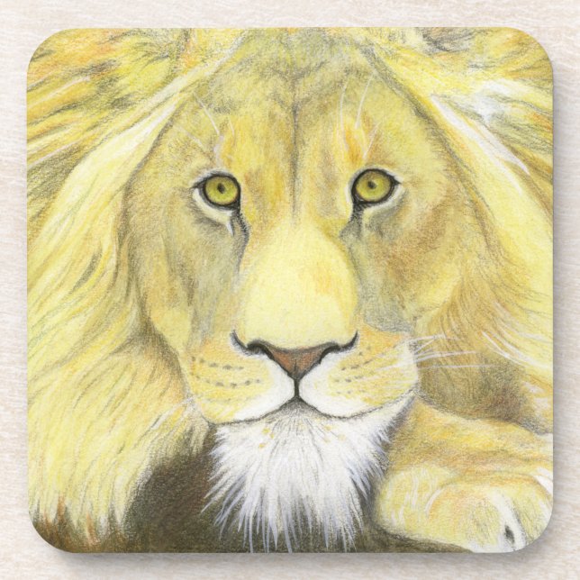 Lion Beverage Coaster (Front)