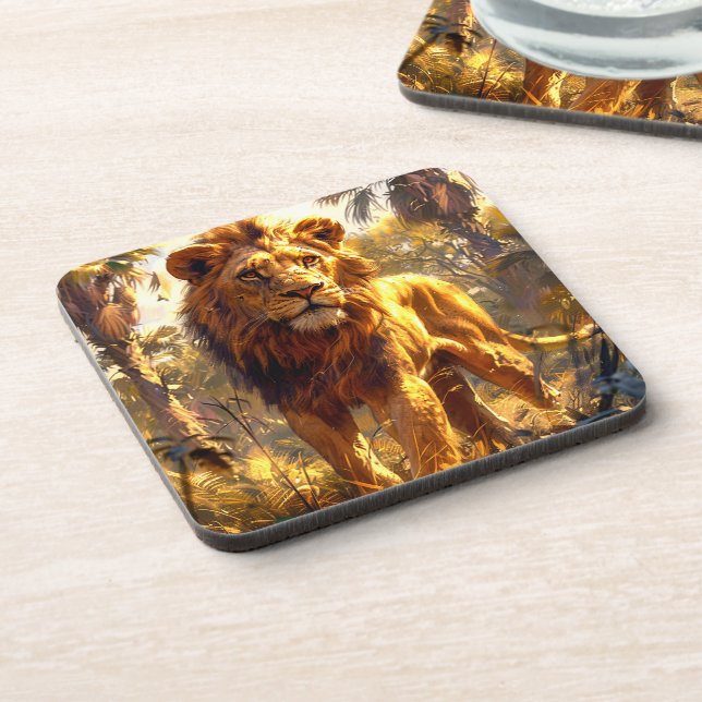 Lion Beverage Coaster (Left Side)
