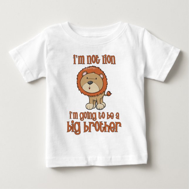 lion big brother baby T-Shirt (Front)