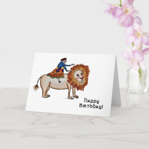 Lion Birthday Card