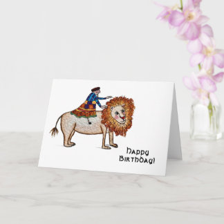 Lion Birthday Card