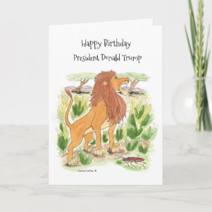 Lion Birthday Card