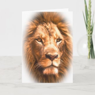 Lion Birthday Card