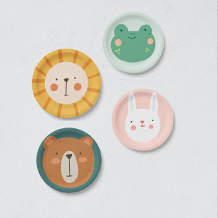 Lion Birthday Kids Room Wall Art  Paper Plates