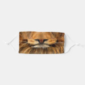 Lion Bottom Face Adult Cloth Face Mask (Front, Folded)