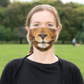 Lion Bottom Face Adult Cloth Face Mask (Outside)