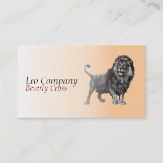 Lion Business Card