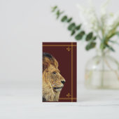 Lion Business Card (Standing Front)