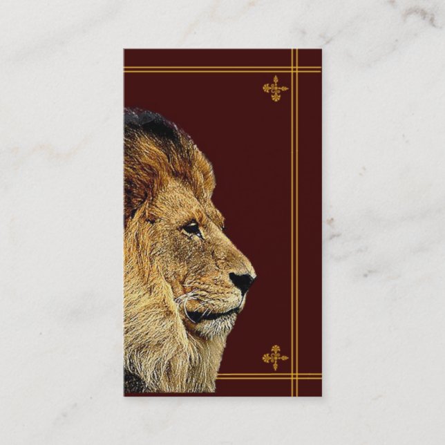 Lion Business Card (Front)