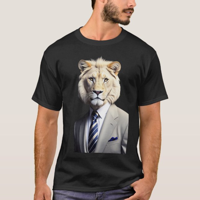 Lion Business King T-Shirt (Front)