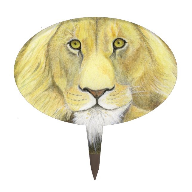 Lion Cake Topper (Front)